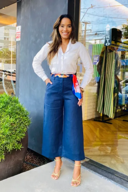 CAMISA MANGA LONGA ELIE COM GOLA